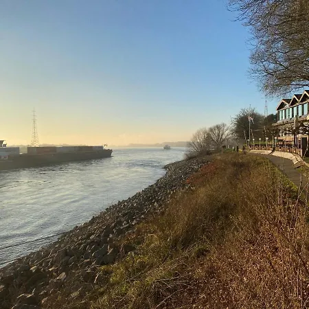 Wohnen Direkt An Der Rheinpromenade Mit Whirlpool Und Sauna Gotterswickerhamm Zewnętrze zdjęcie
